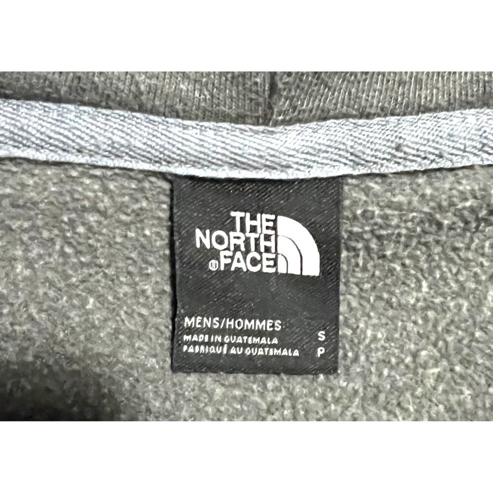 The North Face Mens Grey Hoodie With Bear Graphic Size Small Pullover - Picture 3 of 3